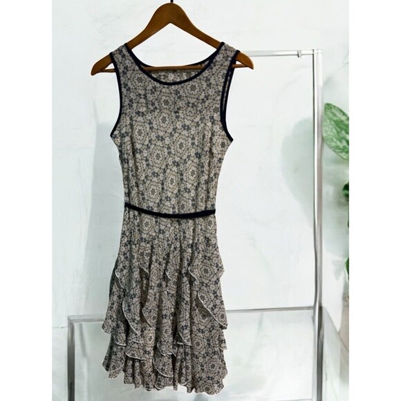 Robbie Bee Dress Women’s Size 4 Sleeveless Ruffled Knee Length Y2K - Picture 1 of 5